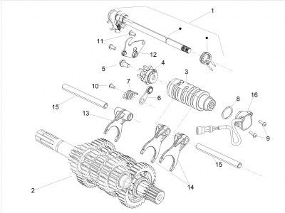 Κιβώτιο ταχυτήτων / Επιλογέας / δεσμοδρομικού